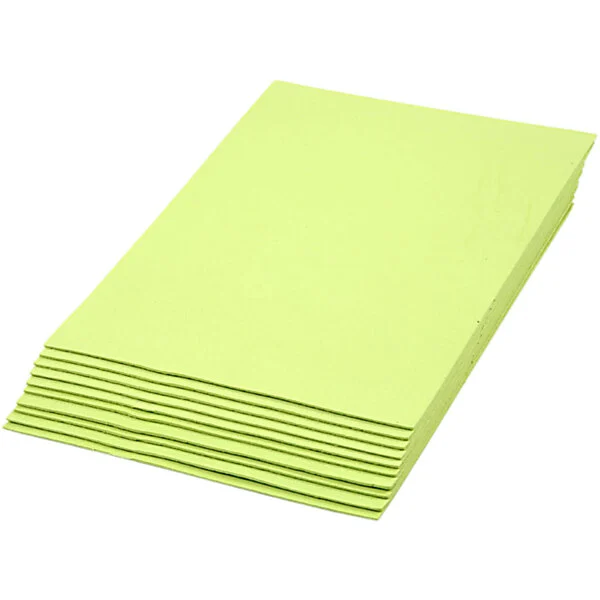 Creativ Company EVA Foam Vellen Lichtgroen A4, 10st. Online Kopen? - Afbeelding 3