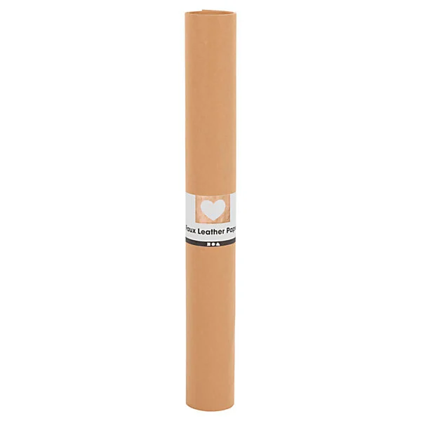 Creativ Company Faux Leather Papier Lichtbruin, 1mtr. Online Kopen? - Afbeelding 2