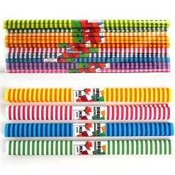 Crêpepapier Strepen, Set Van 10