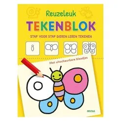 Deltas Reuzeleuk Tekenblok Stap Voor Stap Dieren Leren Tekenen Online Kopen?