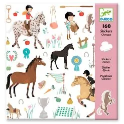 Djeco Stickers Paarden, 160st. Online Kopen?