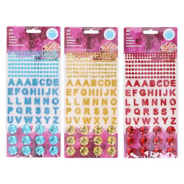 Sticker Alfabet Kleur, 185st. - Afbeelding 3