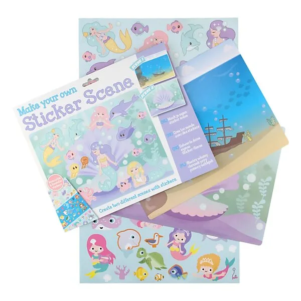 Maak Je Eigen Sticker Scene - Zeemeerminnen - Afbeelding 2