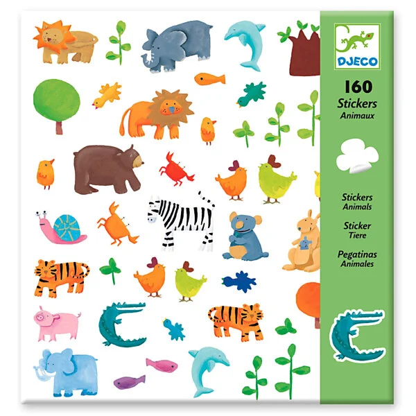 Djeco Stickers Dieren, 160st. Online Kopen?