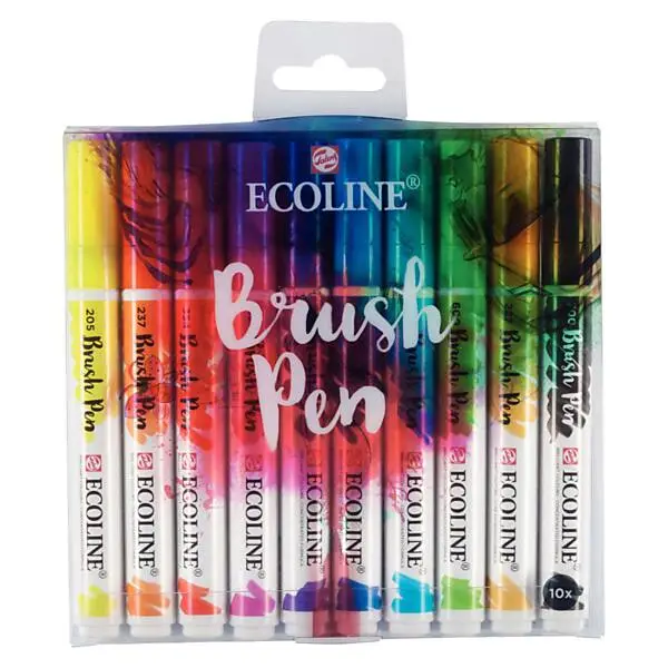 Talens Ecoline Brush Pen, 10st. Online Kopen? - Afbeelding 5