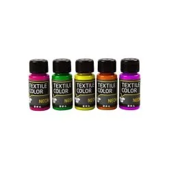Creativ Company Neon Textielverf - Set Van 5 Kleuren, 50ml Online Kopen?