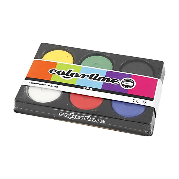 Creativ Company Grote Navulblokken Waterverf In Palet, 6st. Online Kopen? - Afbeelding 2