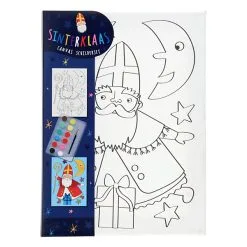 Canvas Schilderen Sinterklaas