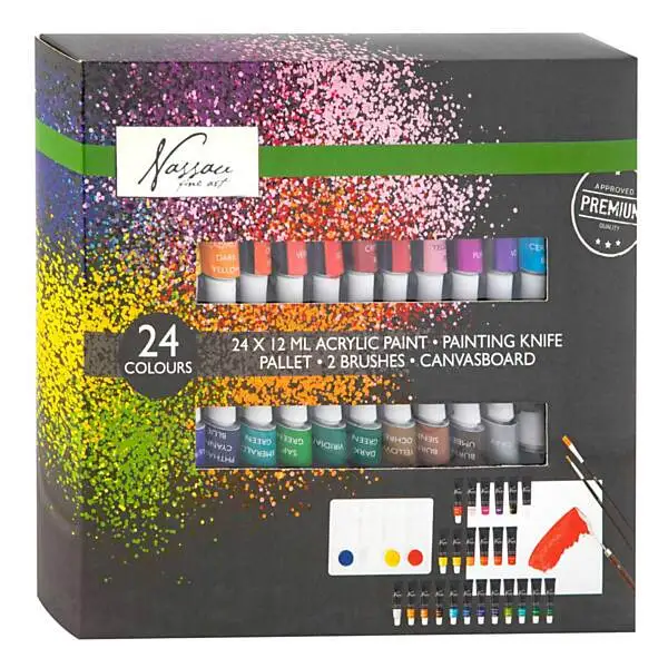 Creative Craft Group Nassau Classic Acrylverf Set, 24x12ml Online Kopen? - Afbeelding 3