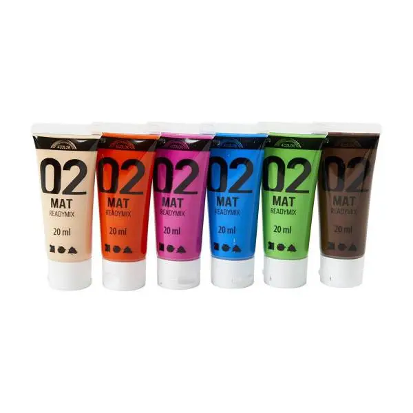 Creativ Company Acrylverf Verschillende Kleuren, 02 - Matt, 6x20ml Online Kopen?