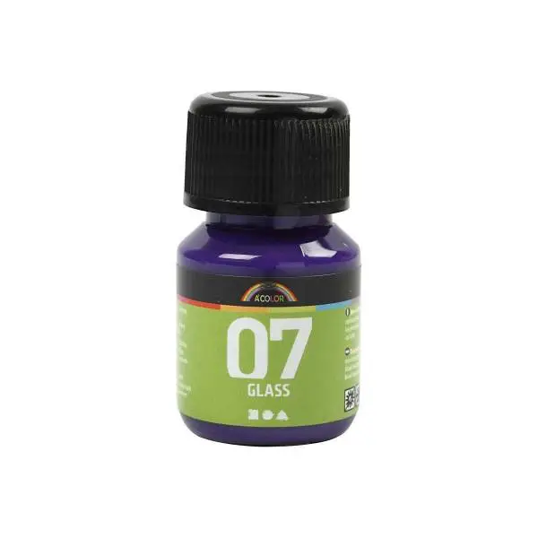 Creativ Company Permanente Glasverf - Rood/Violet, 30ml Online Kopen? - Afbeelding 2