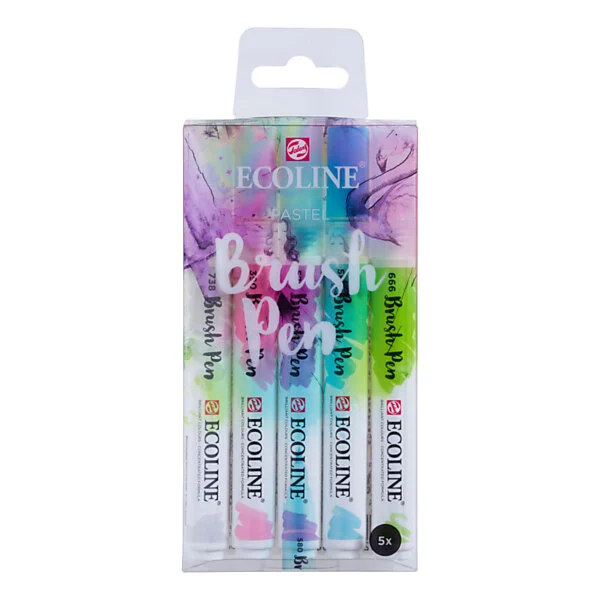 Talens Ecoline Brush Pen Pastel, 5st. Online Kopen? - Afbeelding 8