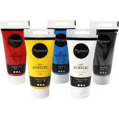 Creativ Company Pigment Art Acrylverf Primaire Kleuren, 5x75ml Online Kopen?