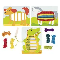 Goki Houten Weefpuzzels, 3st. Online Kopen?