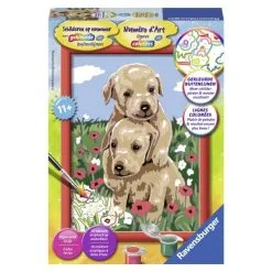 Ravensburger Schilderen Op Nummer - Knuffelende Puppies Online Kopen?
