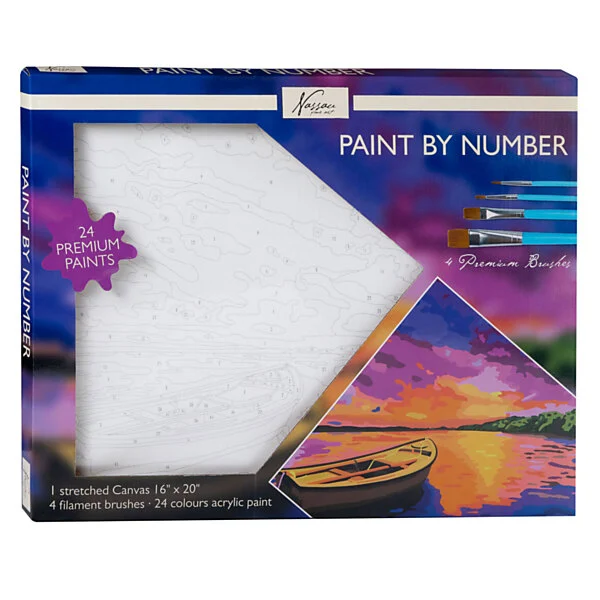 Creative Craft Group Schilderen Op Nummer - Uitzicht Op Het Meer Online Kopen? - Afbeelding 5