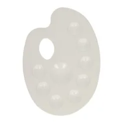 Verfpalet Wit 9 Vakken