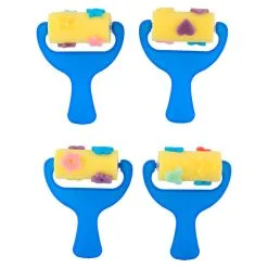 Verfroller Met Patronen, 4st.