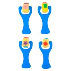 Verfroller Met Patroon, 4st.