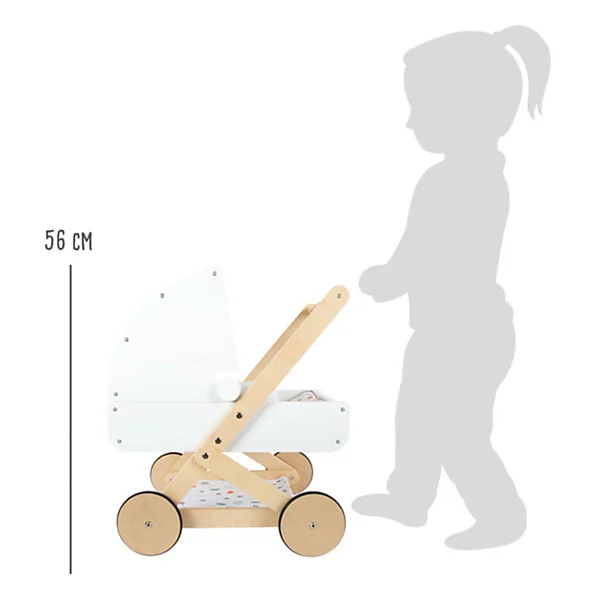 Small Foot - Houten Poppenwagen Little Button Online Kopen? - Afbeelding 14