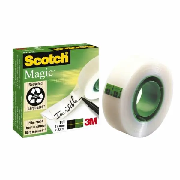 Quantore Onzichtbaar Plakband Scotch Magic 810 19mmx33m Online Kopen? - Afbeelding 2