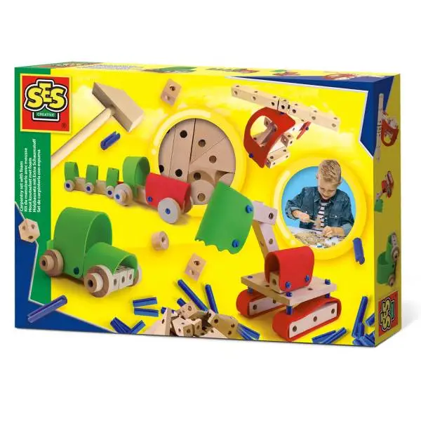 SES Hout Knutselset Voertuigen Online Kopen?