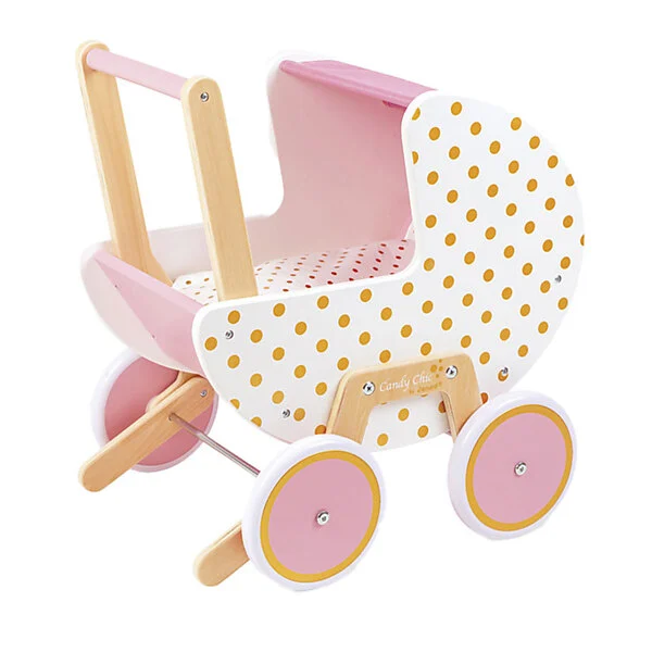 Janod Candy Chic - Houten Poppenwagen Online Kopen? - Afbeelding 3