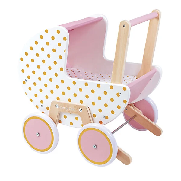 Janod Candy Chic - Houten Poppenwagen Online Kopen? - Afbeelding 7