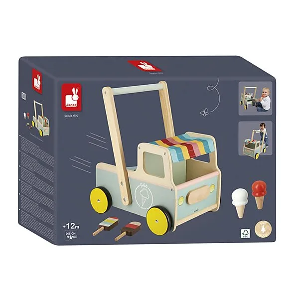 Janod - Loopwagen IJscokar Online Kopen? - Afbeelding 2