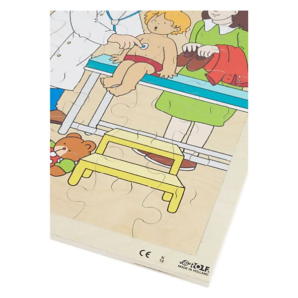 Rolf - Houten Legpuzzel Eerste Hulp, 64st. Online Kopen? - Afbeelding 2