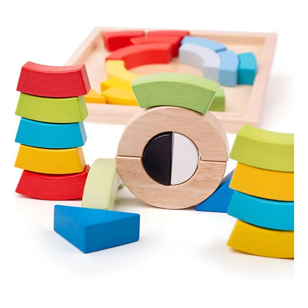 Bigjigs Houten Bogen En Driehoek Bouwblokken Online Kopen? - Afbeelding 4