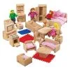 Bigjigs Houten Poppenfamilie Met Meubels, 26dlg. Online Kopen?