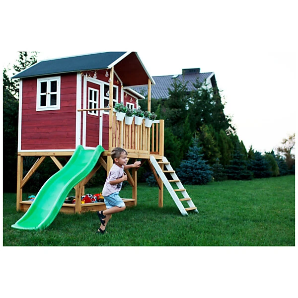 EXIT TOYS EXIT Loft 550 Houten Speelhuis - Rood Online Kopen? - Afbeelding 15
