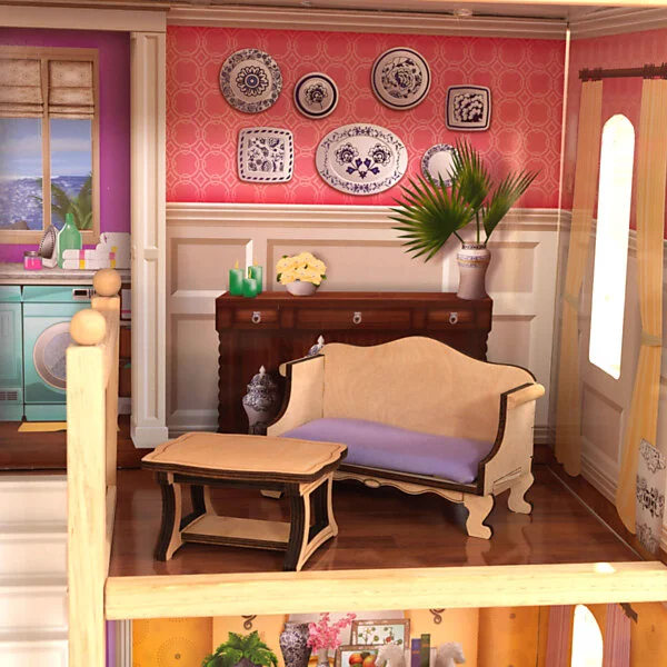 KidKraft Houten Poppenhuis Charlotte Online Kopen? - Afbeelding 9