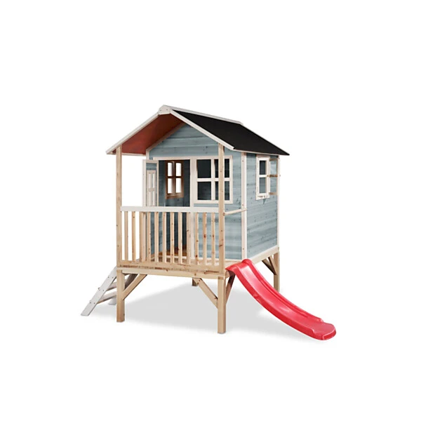 EXIT TOYS EXIT Loft 300 Houten Speelhuis - Blauw Online Kopen? - Afbeelding 2