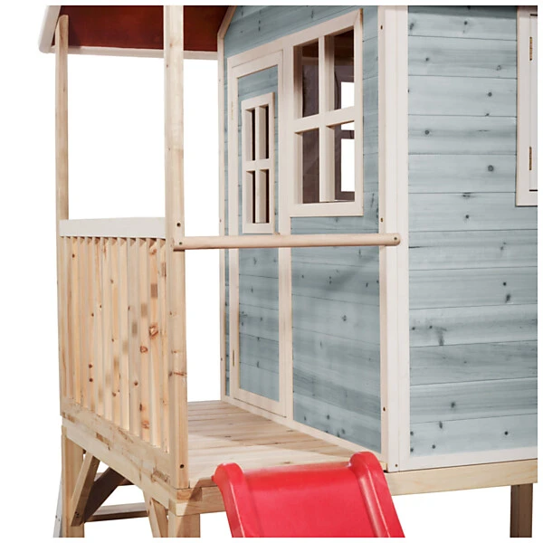 EXIT TOYS EXIT Loft 300 Houten Speelhuis - Blauw Online Kopen? - Afbeelding 4