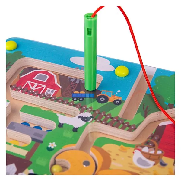 Bigjigs Magnetische Doolhof Spel - Boerderij Online Kopen? - Afbeelding 2