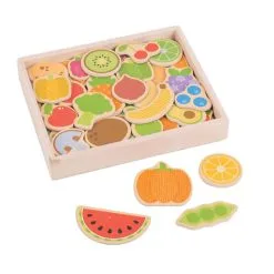 Bigjigs Houten Magneten Fruit En Groenten, 35st. Online Kopen?