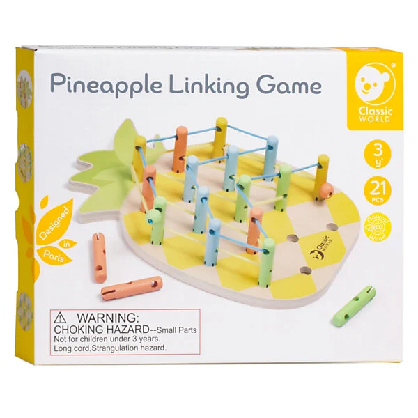 Classic World Houten Ananas Verbindingsspel, 21dlg. Online Kopen? - Afbeelding 2