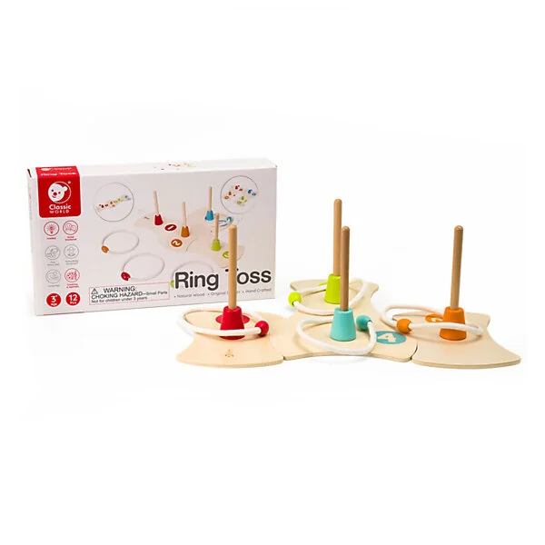 Classic World Houten Ringwerpspel, 12dlg. Online Kopen? - Afbeelding 3