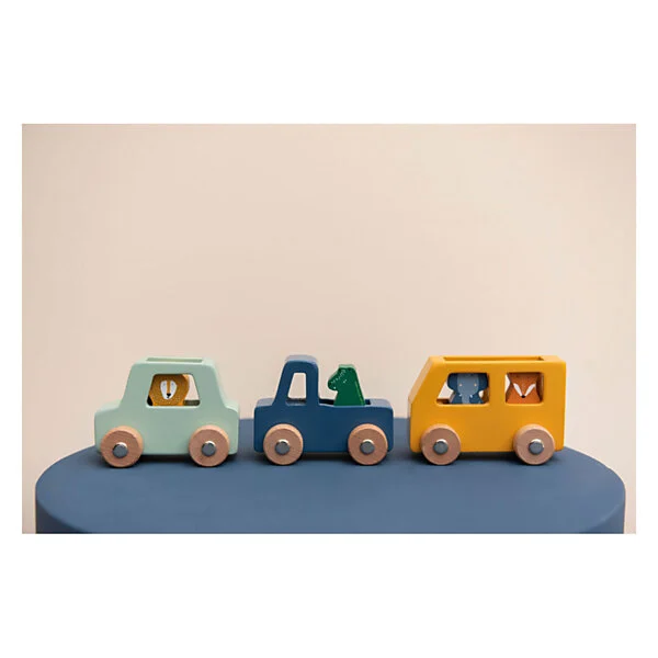 Trixie Houten Auto's Met Dieren, 3st. Online Kopen? - Afbeelding 2