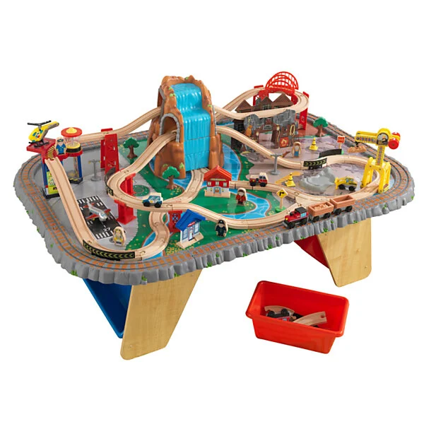KidKraft Houten Speeltafel Met Treinset Waterval Online Kopen? - Afbeelding 2