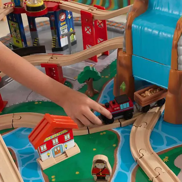 KidKraft Houten Speeltafel Met Treinset Waterval Online Kopen? - Afbeelding 4