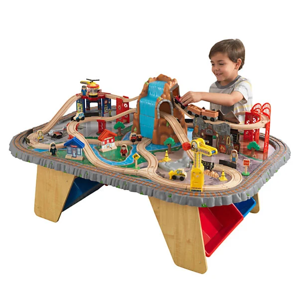 KidKraft Houten Speeltafel Met Treinset Waterval Online Kopen? - Afbeelding 9