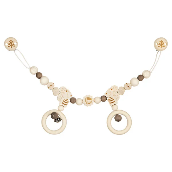 Goki Houten Kinderwagenketting Met Clip Eekhoorn Online Kopen? - Afbeelding 2