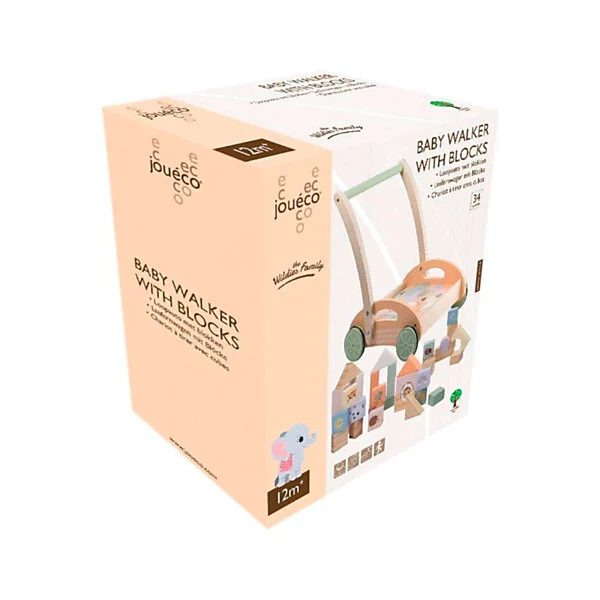 JouƩco Joueco Loopwagen Met Blokken Online Kopen? - Afbeelding 2