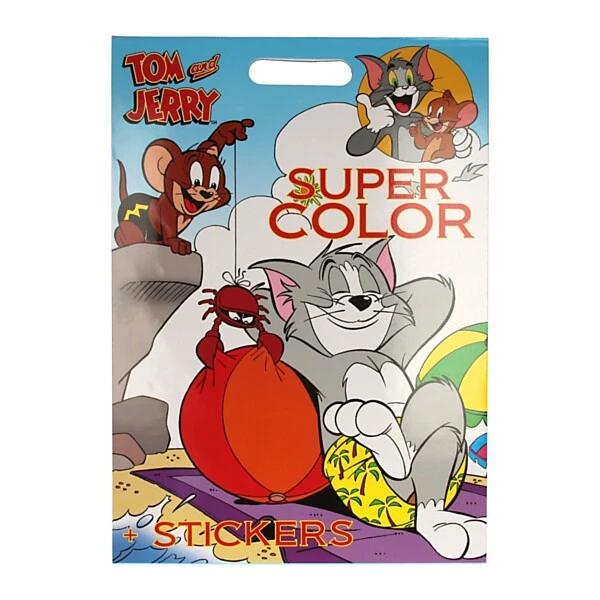 Boek Specials Nederland BV Warner Bros Super Color Kleurboek Tom & Jerry Met Stickers Online Kopen? - Afbeelding 6