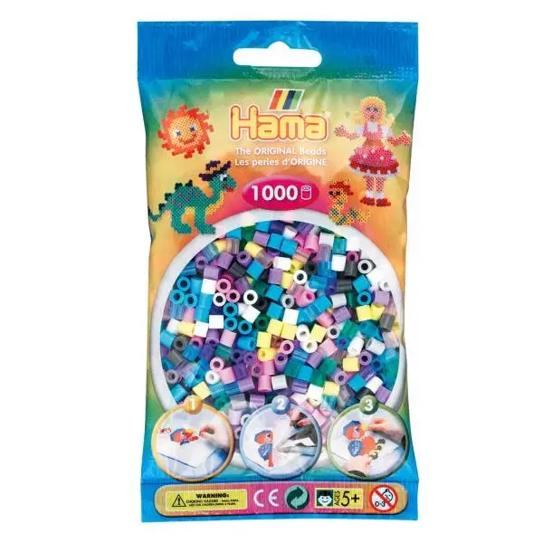 Hama Strijkkralen - Pastel Mix (69), 1000st. Online Kopen? - Afbeelding 3