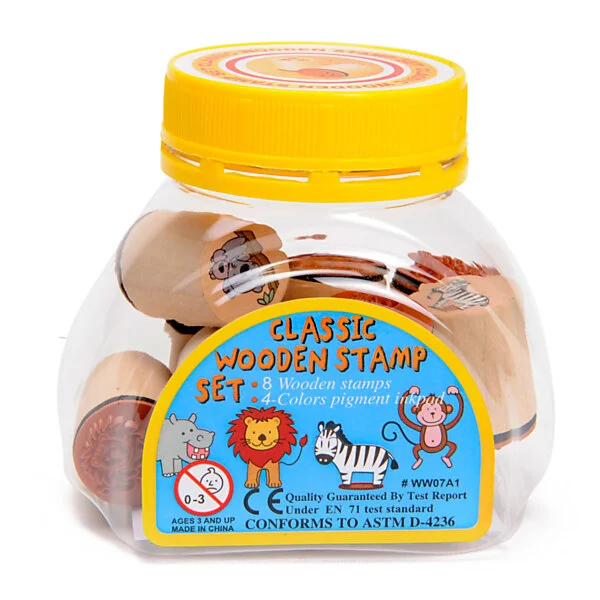 Goki Houten Stempelset - Wilde Dieren Online Kopen? - Afbeelding 3