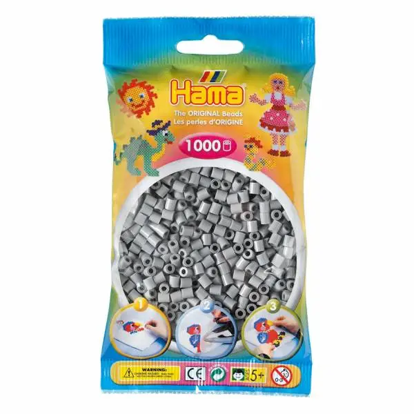 Hama Strijkkralen - Grijs (017), 1000st. Online Kopen? - Afbeelding 3